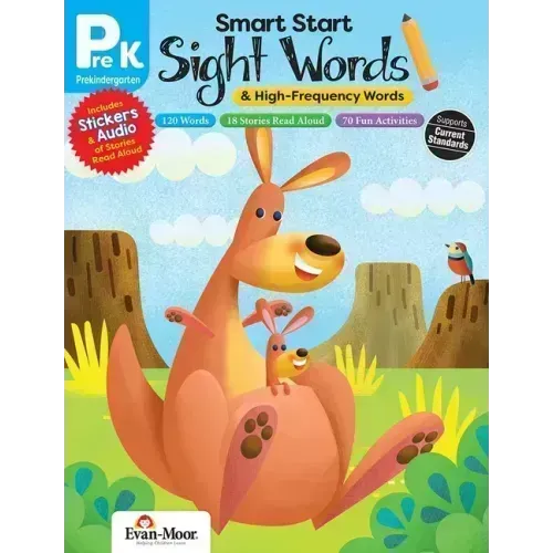 Smart Start: Sight Words & High-Frequency Words, Prek Workbook