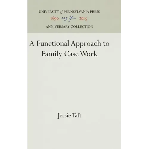 A Functional Approach to Family Case Work