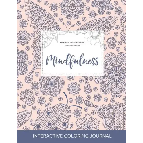Adult Coloring Journal: Mindfulness (Mandala Illustrations, Ladybug)