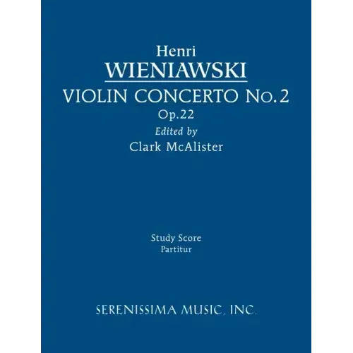 Violin Concerto No.2, Op.22: Study score