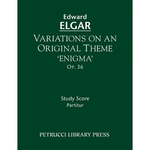 Variations on an Original Theme 'Enigma', Op.36: Study score