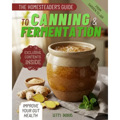 The Homesteader's Guide to Canning & Fermentation: Preserve Your Harvest, Reduce Waste and Stock Your Pantry with Nutritious, Long-Lasting Foods and D