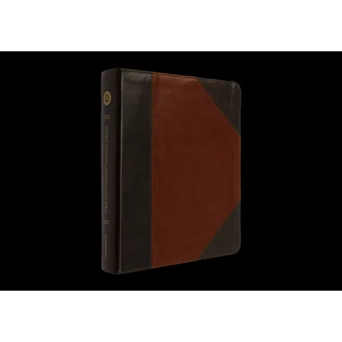 ESV Single Column Journaling Bible (Trutone, Brown/Cordovan, Portfolio Design)