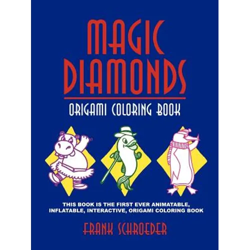 Magic Diamonds: Origami Coloring Book