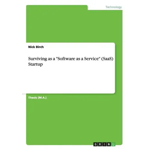 Surviving as a "Software as a Service" (SaaS) Startup