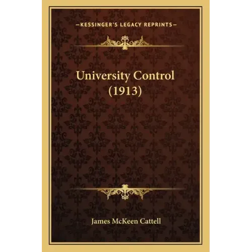 University Control (1913)