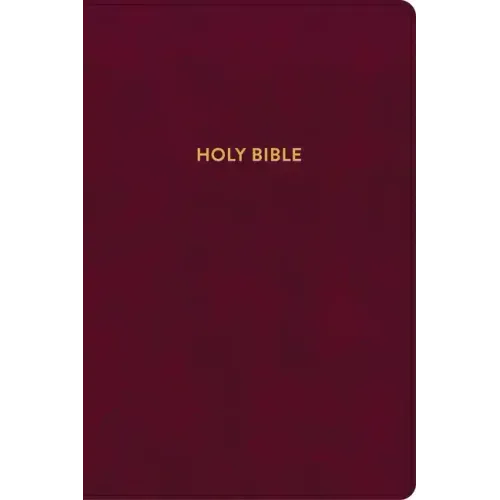KJV Rainbow Study Bible, Burgundy Leathertouch, Indexed