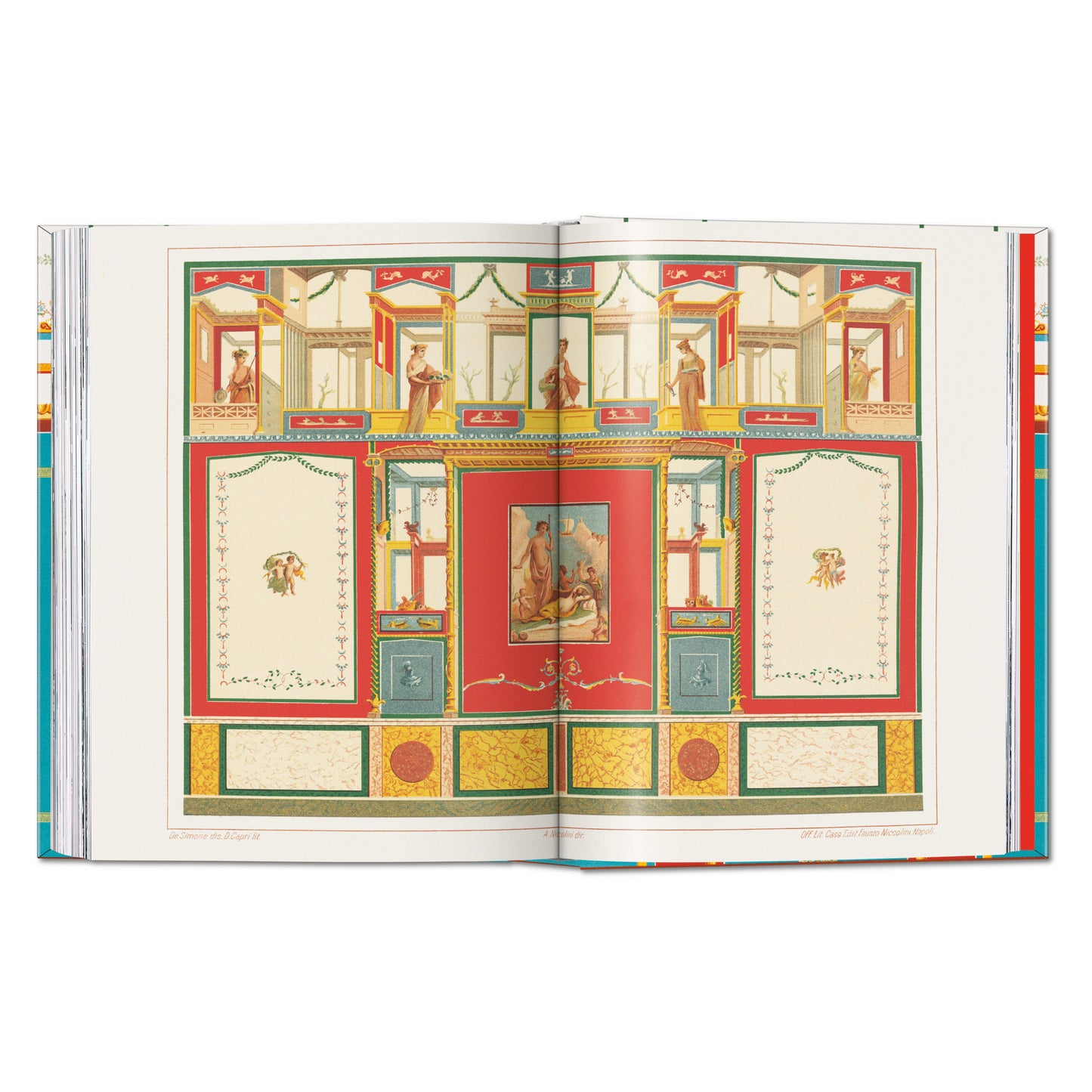 Fausto & Felice Niccolini. Houses and Monuments of Pompeii. 45th Ed. (English) Book