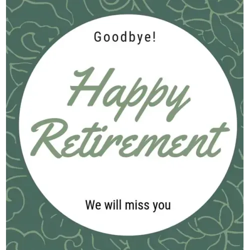 Happy Retirement Guest Book (Hardcover): Guestbook for retirement, message book, memory book, keepsake, retirement book to sign