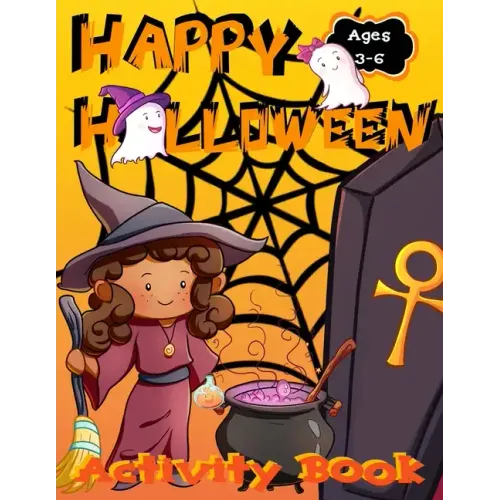 Happy Halloween Activity Book for Kids