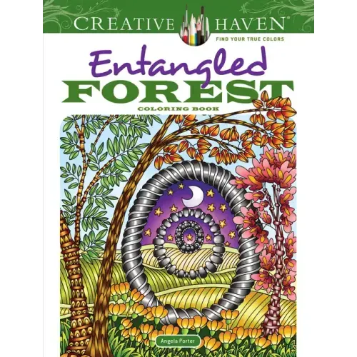 Creative Haven Entangled Forest Coloring Book