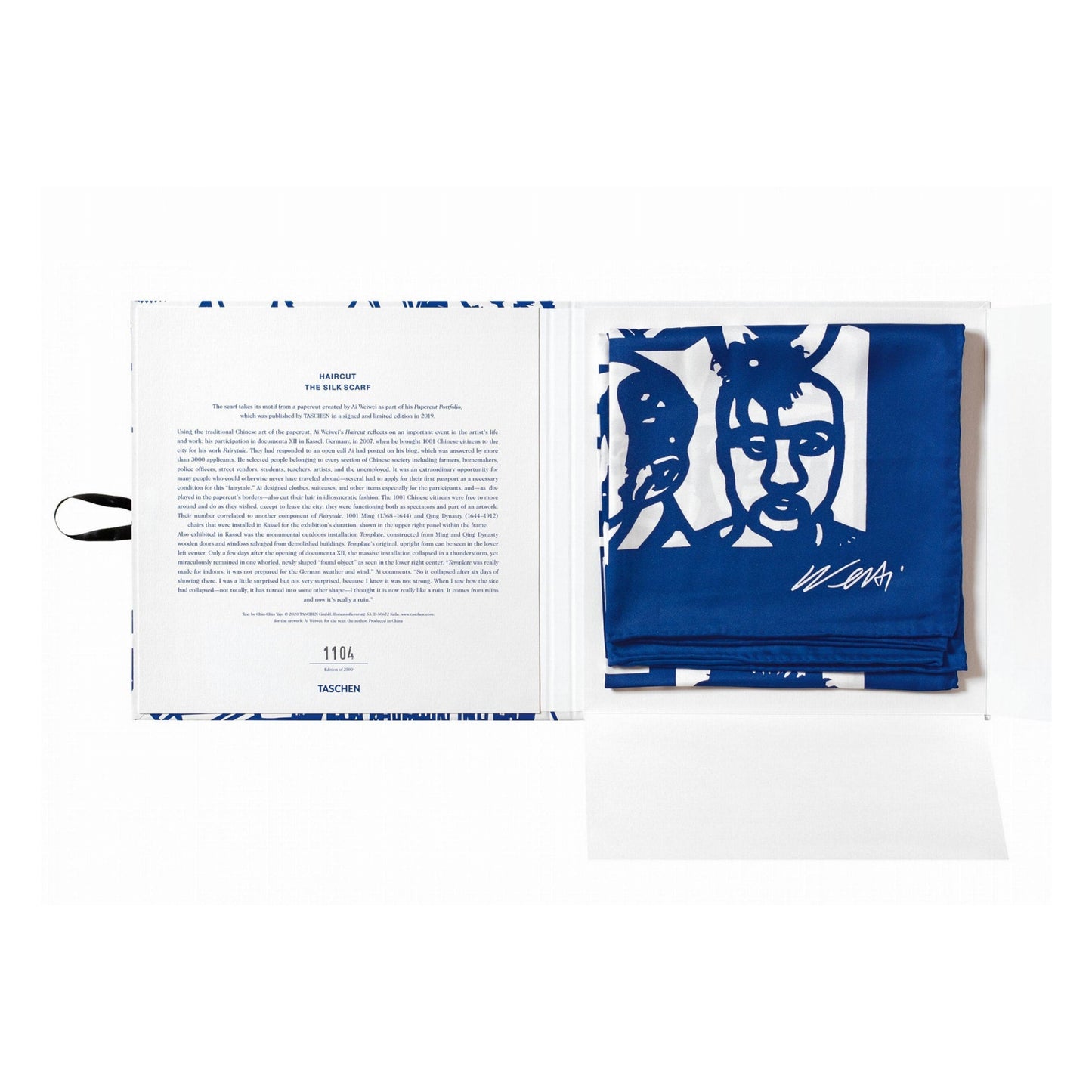 Ai Weiwei. The Silk Scarf ‘Haircut’ Book