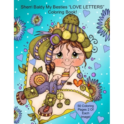Sherri Baldy My Besties Love Letters Coloring Book