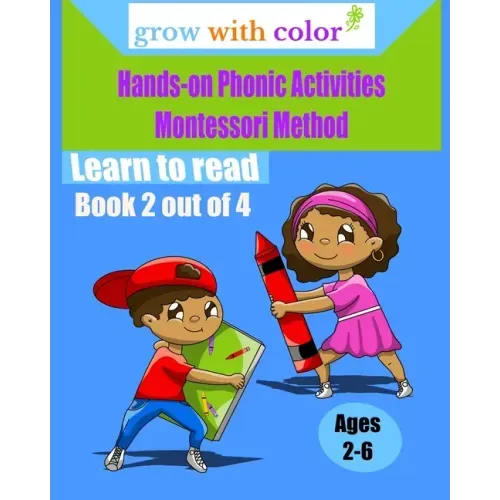 Hands-on Phonic Activities Montessori Method: Learn to Read Book 2
