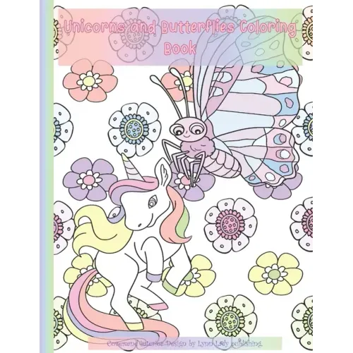 Unicorns and Butterflies Coloring Book: with Patterns