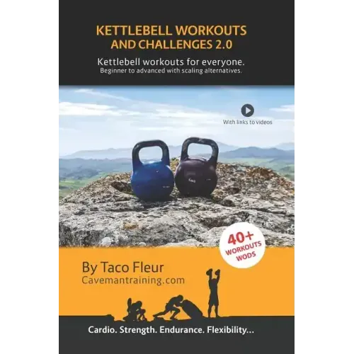 Kettlebell Workouts and Challenges 2.0: Kettlebell workouts for everyone. Beginners to advanced with scaling alternatives.