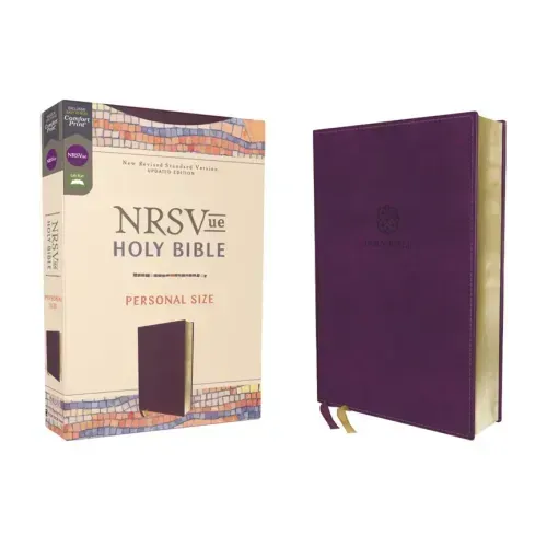 Nrsvue, Holy Bible, Personal Size, Leathersoft, Purple, Comfort Print