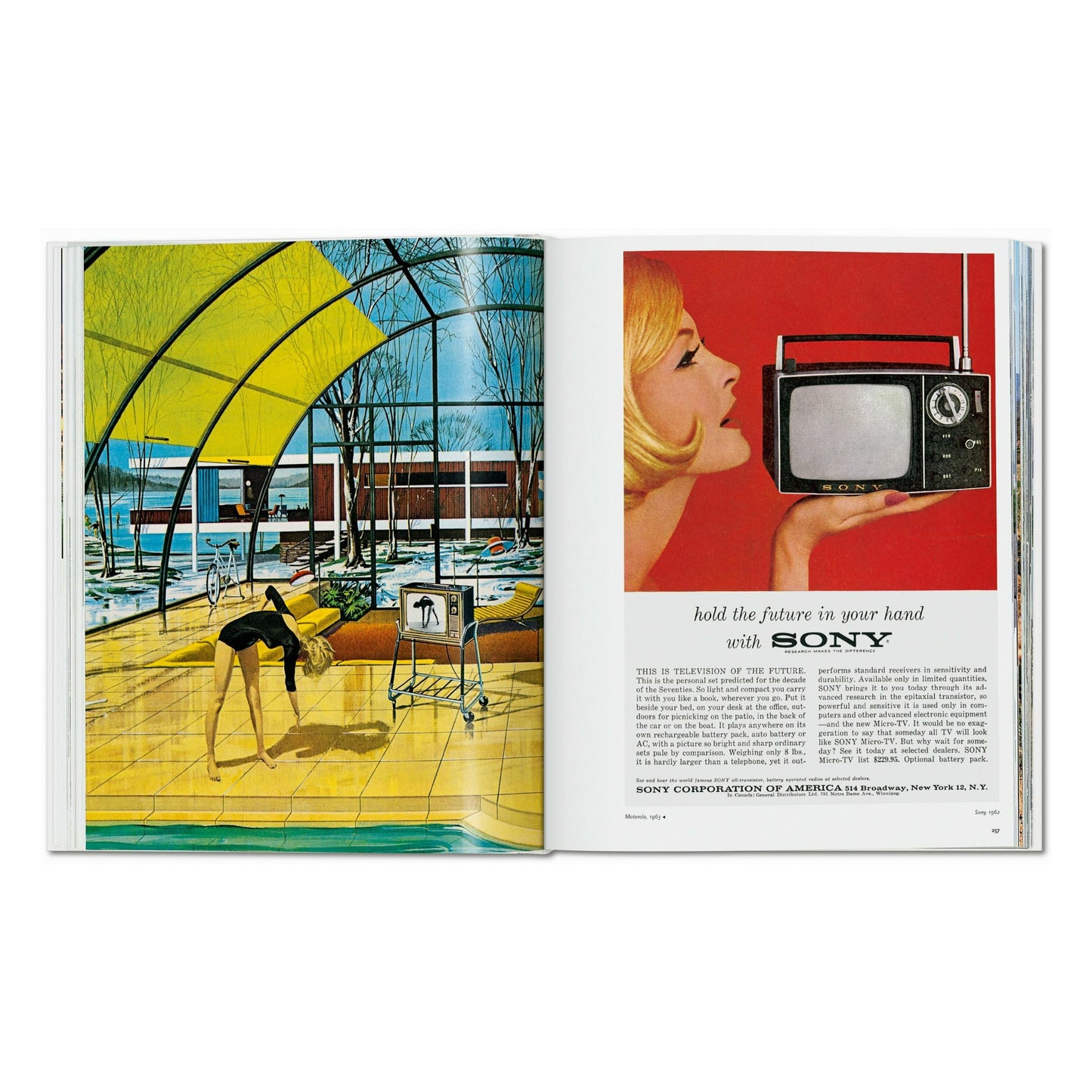 All-American Ads of the 60s (German, French, English) Book