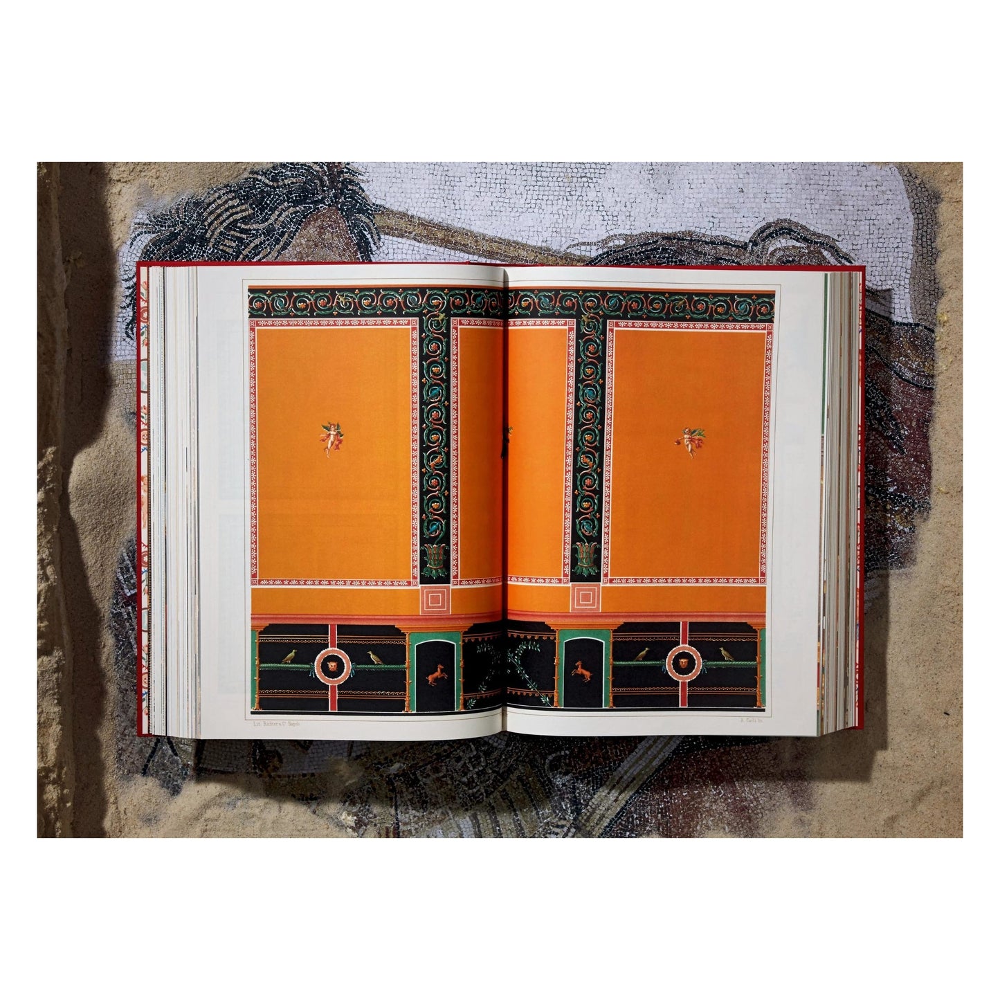Fausto & Felice Niccolini. Houses and Monuments of Pompeii (German, French, English) Book