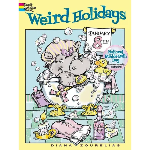 Weird Holidays Coloring Book