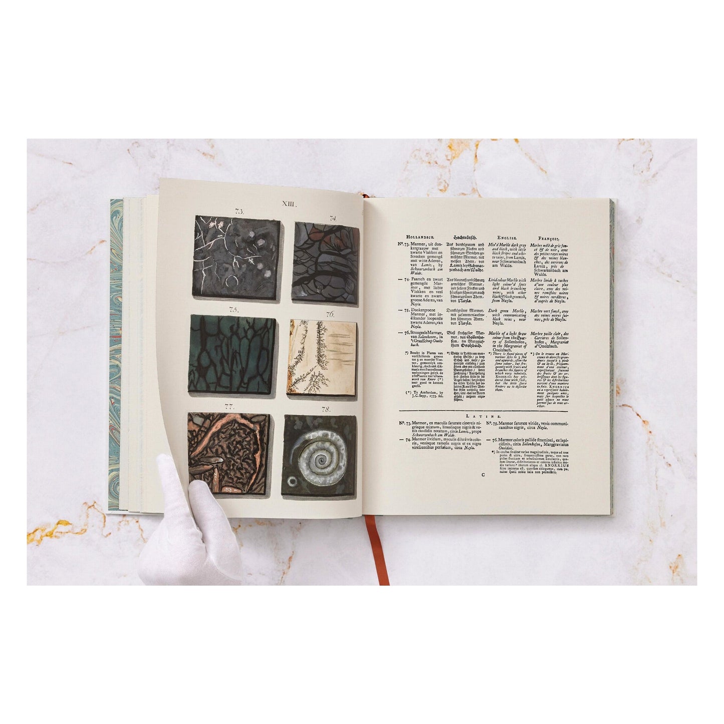 Jan Christiaan Sepp. The Book of Marble (German, French, English) (FFE) Book