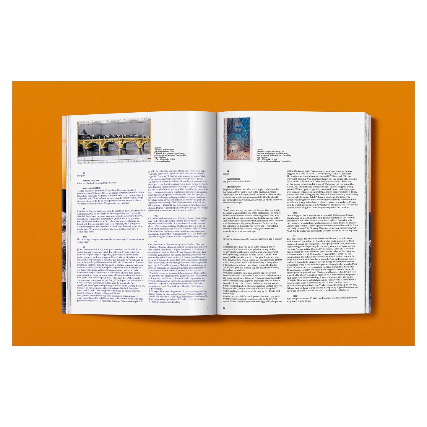 JR. La Caverne du Pont Neuf (French, English) Book