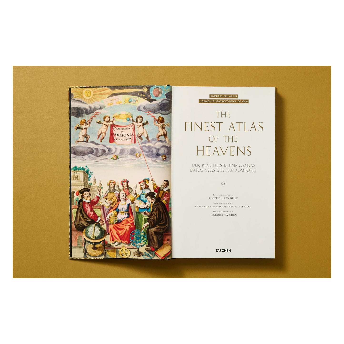 Cellarius Atlas (German, French, English) Book