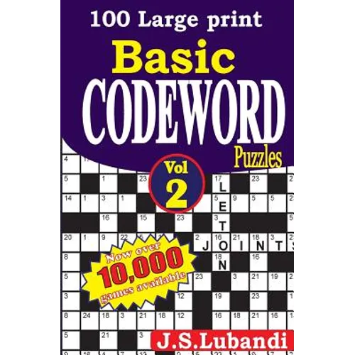 100 Large Print Basic Codeword Puzzles 2