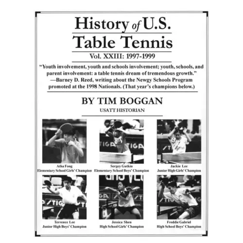 History of U.S. Table Tennis, Volume 23
