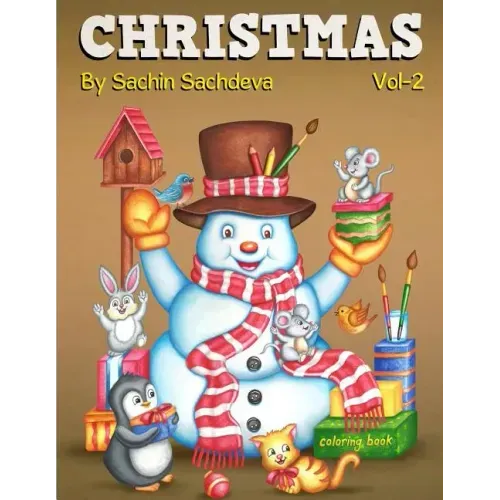 Christmas Coloring Book for Kids: Winter Season Book for Boys & Girls