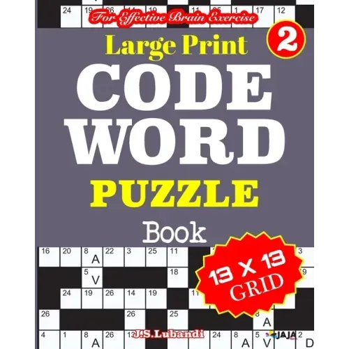 Large Print CODEWORD PUZZLE Book; Vol. 2