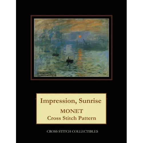Impression, Sunrise: Monet cross stitch pattern