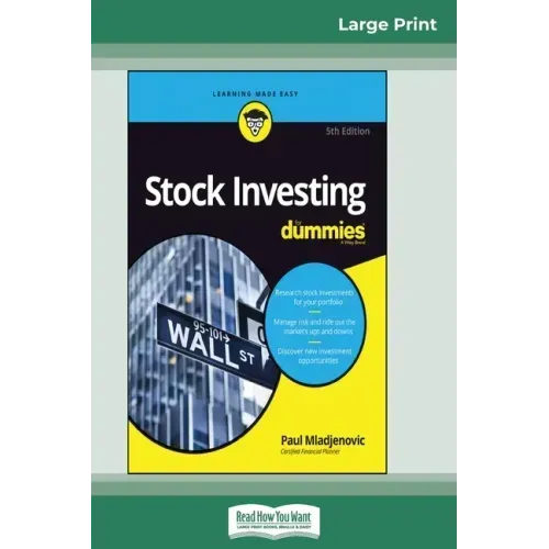 Stock Investing For Dummies, 5th Edition (16pt Large Print Edition)