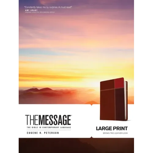 Message-MS-Large Print Numbered: The Bible in Contemporary Language