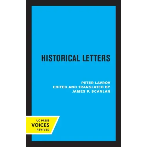 Historical Letters: Peter Lavrov
