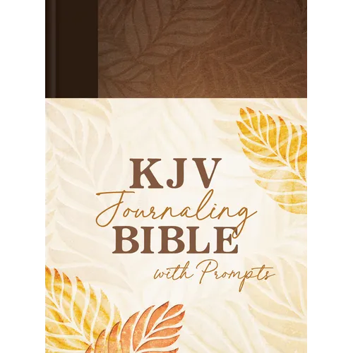 KJV Journaling Bible with Prompts [Copper Leaf]