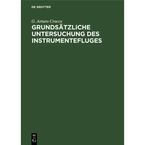 Grundsätzliche Untersuchung Des Instrumentefluges