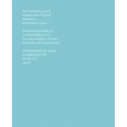 The Shipping Forecast