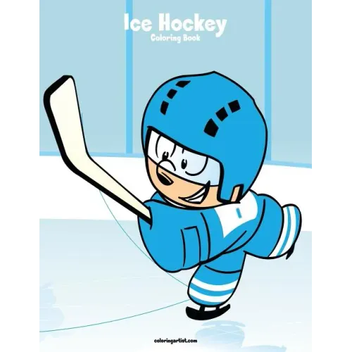 Ice Hockey Coloring Book 1