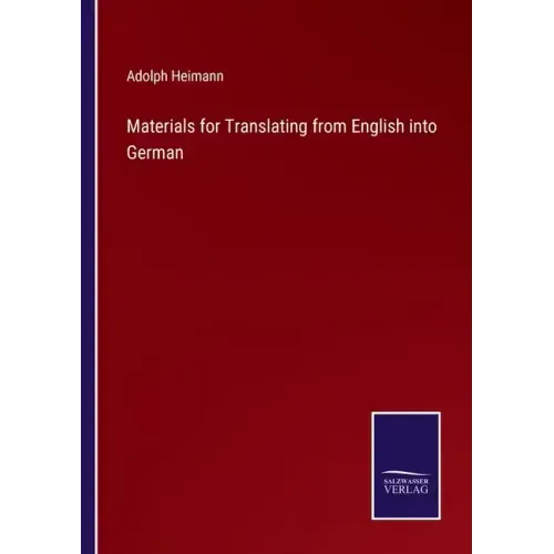 Materials for Translating from English into German