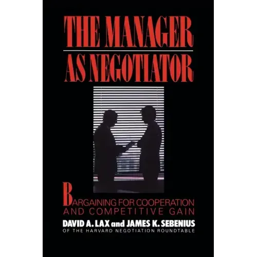 Manager as Negotiator