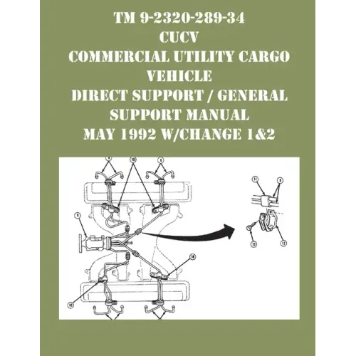 TM 9-2320-289-34 CUCV Commercial Utility Cargo Vehicle Direct Support / General Support Manual May 1992 w/Change 1&2