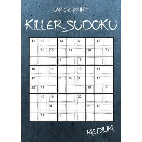 Large Print Medium Killer Sudoku: 100 Sumoku Puzzles - Sudoku Variety Puzzle Book