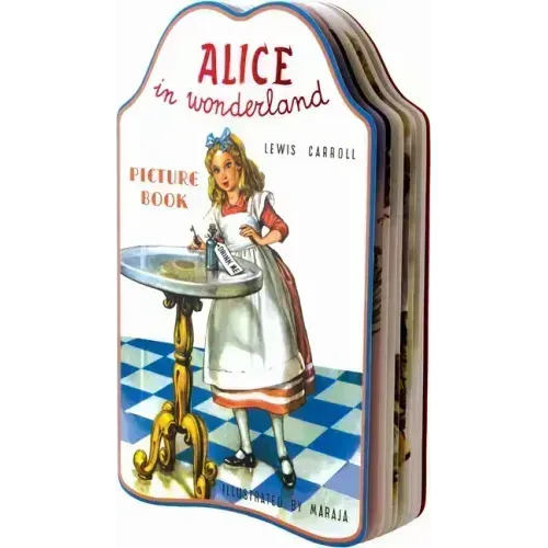 Alice in Wonderland Picture Shape Book