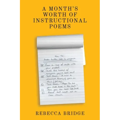 A Months Worth of Instructional Poems