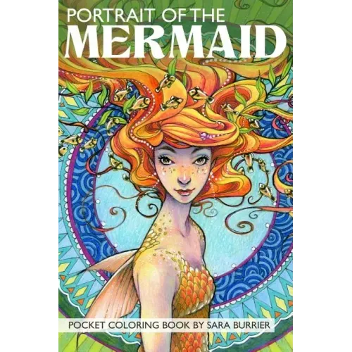 Portrait of the MERMAID Coloring Book