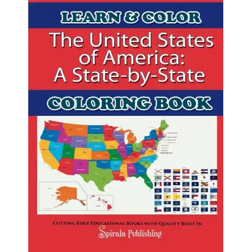 The United States of America: A State-By-State Coloring Book