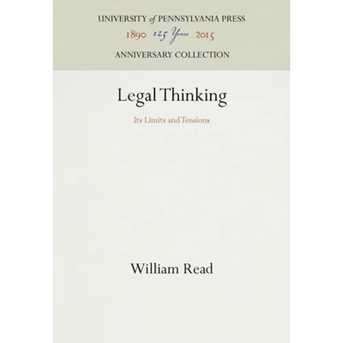 Legal Thinking: Its Limits and Tensions - Hardcover