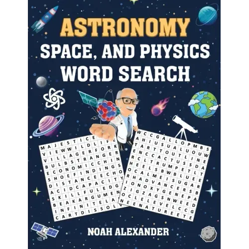 Astronomy, Space and Physics Word Search: large word search puzzles
