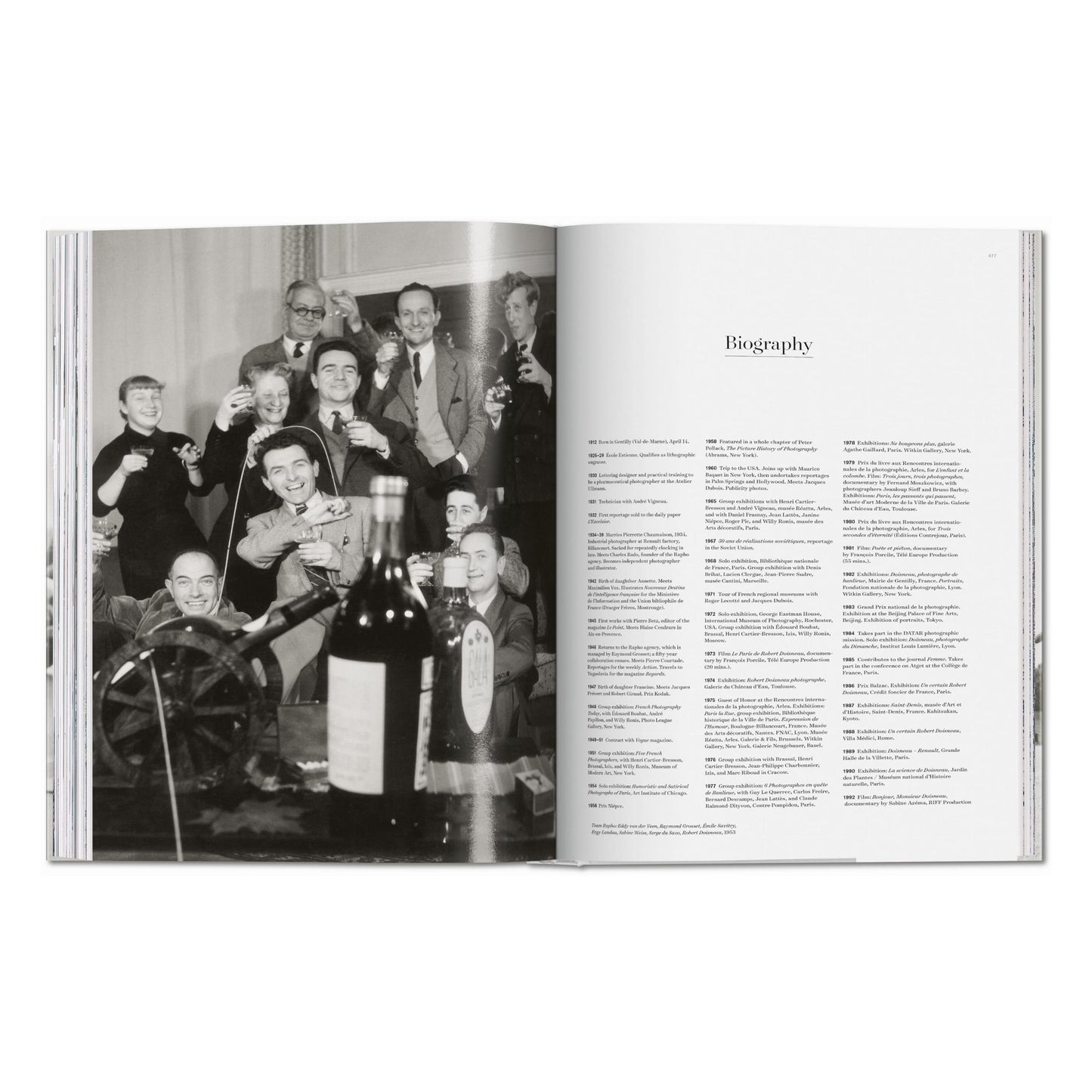 Robert Doisneau. Paris (German, French, English) Book